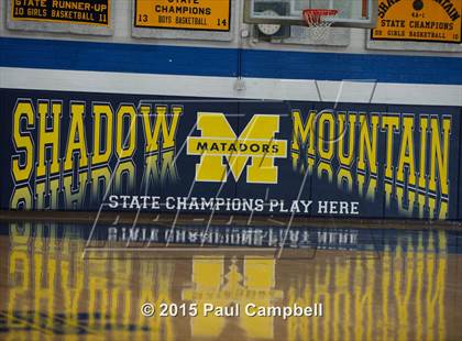 Thumbnail 1 in Shadow Mountain vs Sunrise Mountain (AIA Round 2 Playoff) photogallery.