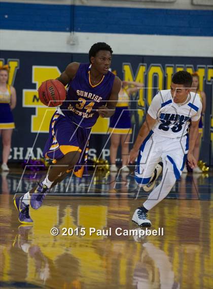Thumbnail 2 in Shadow Mountain vs Sunrise Mountain (AIA Round 2 Playoff) photogallery.