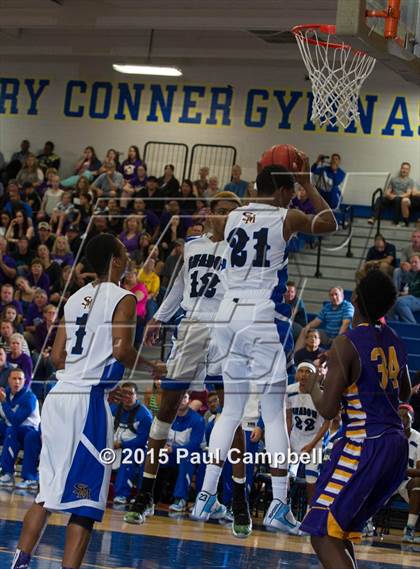 Thumbnail 3 in Shadow Mountain vs Sunrise Mountain (AIA Round 2 Playoff) photogallery.