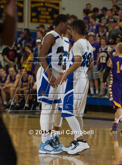 Thumbnail 1 in Shadow Mountain vs Sunrise Mountain (AIA Round 2 Playoff) photogallery.