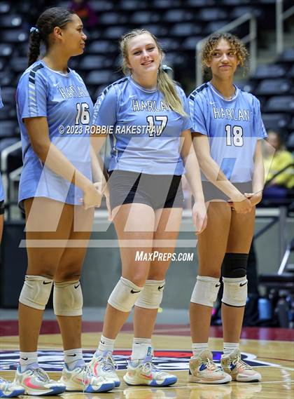 Thumbnail 1 in Harlan vs. Cinco Ranch (UIL 6A Volleyball Semifinal) photogallery.