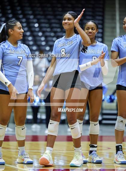 Thumbnail 1 in Harlan vs. Cinco Ranch (UIL 6A Volleyball Semifinal) photogallery.