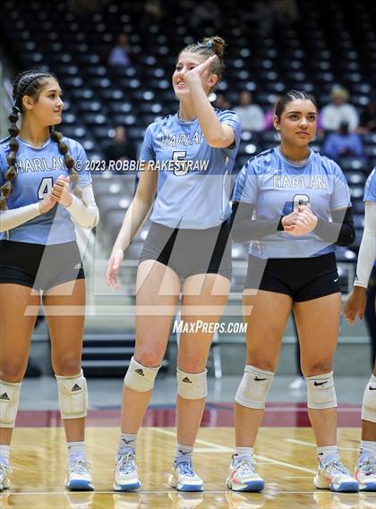 Thumbnail 1 in Harlan vs. Cinco Ranch (UIL 6A Volleyball Semifinal) photogallery.