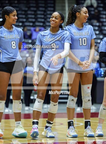Thumbnail 2 in Harlan vs. Cinco Ranch (UIL 6A Volleyball Semifinal) photogallery.