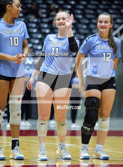 Thumbnail 1 in Harlan vs. Cinco Ranch (UIL 6A Volleyball Semifinal) photogallery.