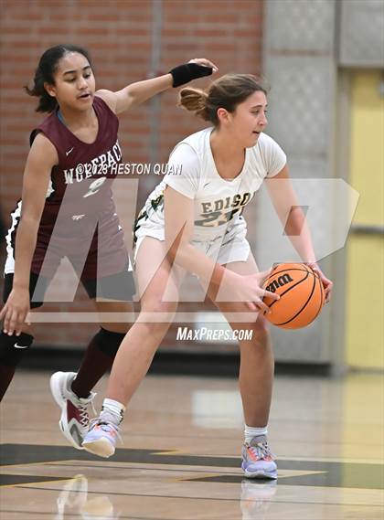 Thumbnail 2 in Edison vs. Claremont (Christina Mauser Memorial) photogallery.