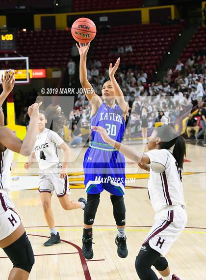 Thumbnail 2 in Xavier College Prep vs. Hamilton  (AIA 6A Final)  photogallery.