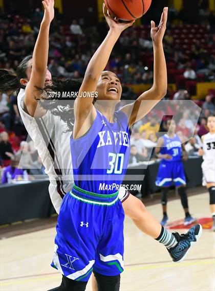 Thumbnail 3 in Xavier College Prep vs. Hamilton  (AIA 6A Final)  photogallery.