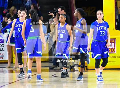 Thumbnail 1 in Xavier College Prep vs. Hamilton  (AIA 6A Final)  photogallery.