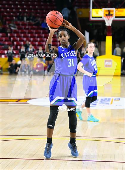 Thumbnail 2 in Xavier College Prep vs. Hamilton  (AIA 6A Final)  photogallery.
