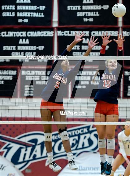 Thumbnail 1 in Chandler Prep vs Scottsdale Christian Academy (AIA 2A Final) photogallery.