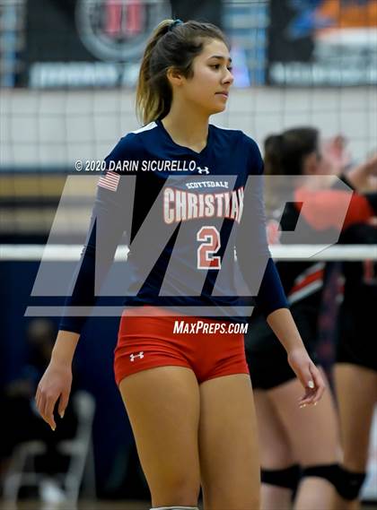 Thumbnail 2 in Chandler Prep vs Scottsdale Christian Academy (AIA 2A Final) photogallery.