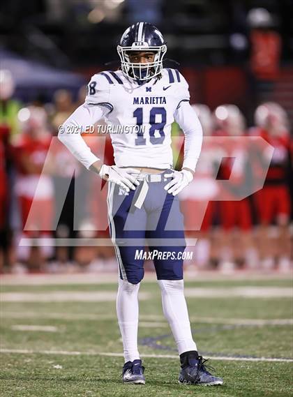 Thumbnail 3 in Marietta @ Milton (GHSA 7A Playoff Round 2) photogallery.
