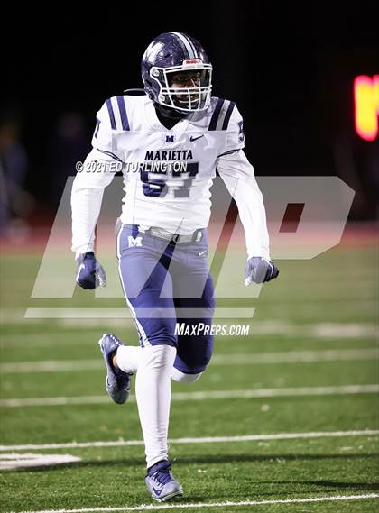 Thumbnail 3 in Marietta @ Milton (GHSA 7A Playoff Round 2) photogallery.