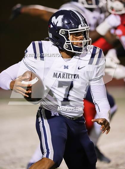 Thumbnail 3 in Marietta @ Milton (GHSA 7A Playoff Round 2) photogallery.