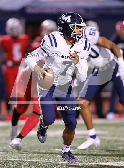 Thumbnail 3 in Marietta @ Milton (GHSA 7A Playoff Round 2) photogallery.