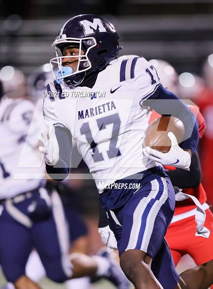 Thumbnail 1 in Marietta @ Milton (GHSA 7A Playoff Round 2) photogallery.