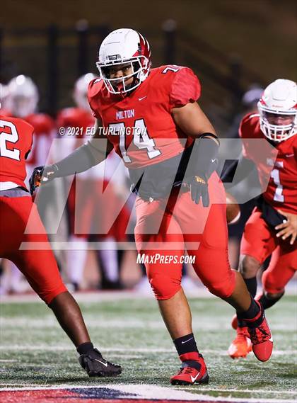 Thumbnail 1 in Marietta @ Milton (GHSA 7A Playoff Round 2) photogallery.