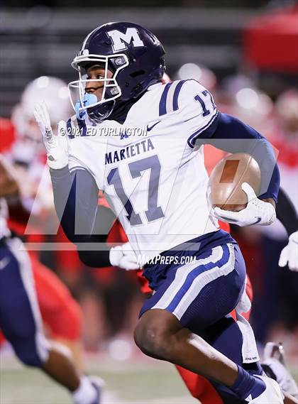 Thumbnail 3 in Marietta @ Milton (GHSA 7A Playoff Round 2) photogallery.