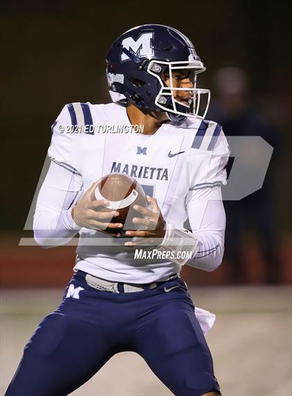 Thumbnail 1 in Marietta @ Milton (GHSA 7A Playoff Round 2) photogallery.