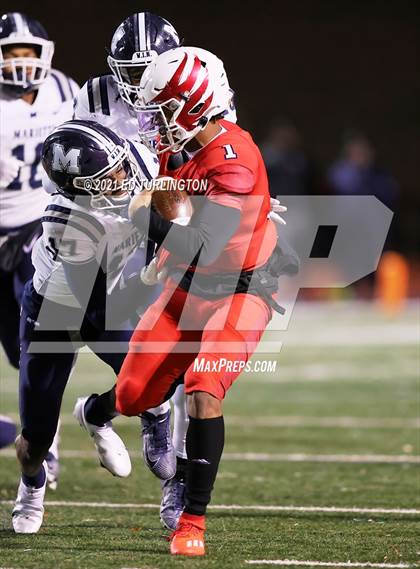 Thumbnail 3 in Marietta @ Milton (GHSA 7A Playoff Round 2) photogallery.