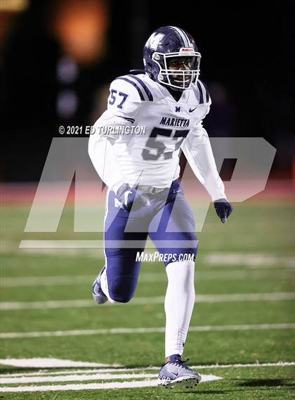 Thumbnail 2 in Marietta @ Milton (GHSA 7A Playoff Round 2) photogallery.