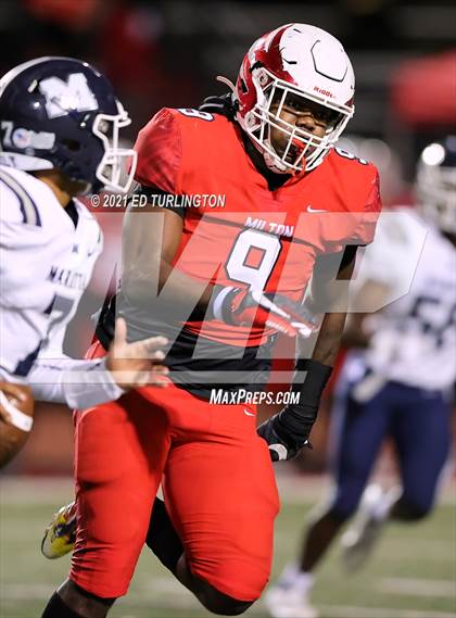 Thumbnail 1 in Marietta @ Milton (GHSA 7A Playoff Round 2) photogallery.