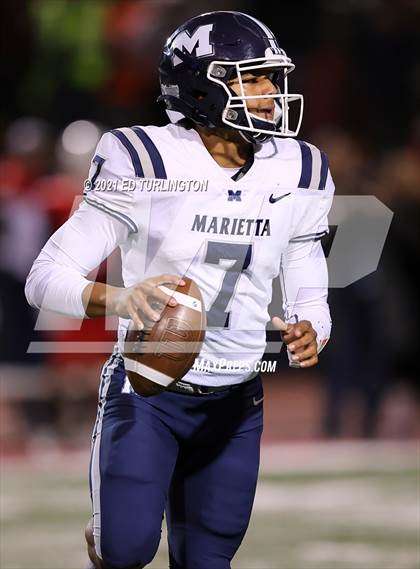 Thumbnail 2 in Marietta @ Milton (GHSA 7A Playoff Round 2) photogallery.