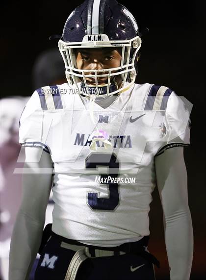 Thumbnail 3 in Marietta @ Milton (GHSA 7A Playoff Round 2) photogallery.