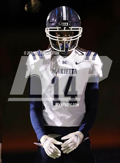 Thumbnail 3 in Marietta @ Milton (GHSA 7A Playoff Round 2) photogallery.