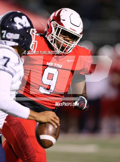 Thumbnail 3 in Marietta @ Milton (GHSA 7A Playoff Round 2) photogallery.
