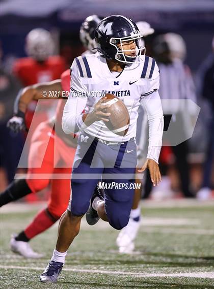 Thumbnail 2 in Marietta @ Milton (GHSA 7A Playoff Round 2) photogallery.