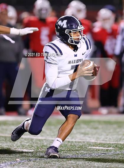 Thumbnail 1 in Marietta @ Milton (GHSA 7A Playoff Round 2) photogallery.