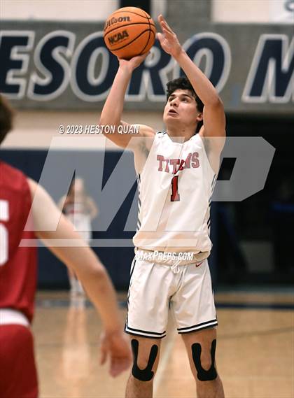 Thumbnail 3 in Orange Lutheran @ Tesoro (CIF State D2 Southern Regional Playoffs) photogallery.