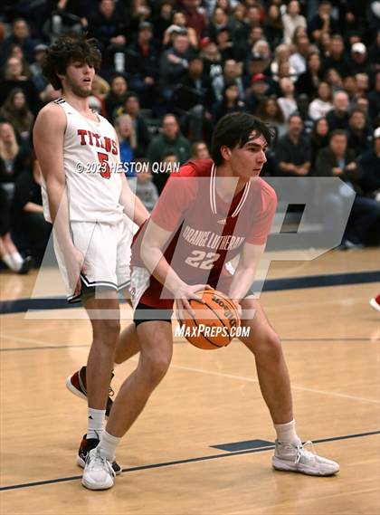 Thumbnail 1 in Orange Lutheran @ Tesoro (CIF State D2 Southern Regional Playoffs) photogallery.