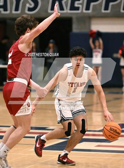 Thumbnail 2 in Orange Lutheran @ Tesoro (CIF State D2 Southern Regional Playoffs) photogallery.