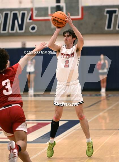 Thumbnail 2 in Orange Lutheran @ Tesoro (CIF State D2 Southern Regional Playoffs) photogallery.