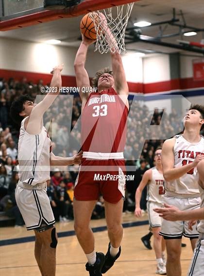 Thumbnail 2 in Orange Lutheran @ Tesoro (CIF State D2 Southern Regional Playoffs) photogallery.