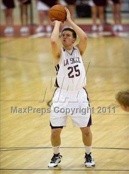 Thumbnail 1 in LaSalle Academy vs. Tiverton (RIIL State Round 1) photogallery.