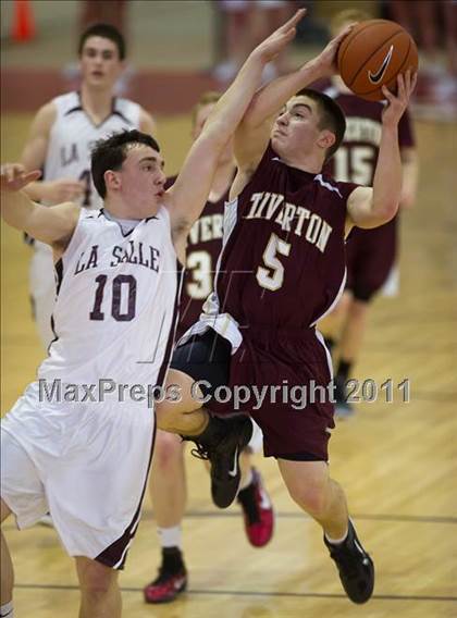 Thumbnail 1 in LaSalle Academy vs. Tiverton (RIIL State Round 1) photogallery.