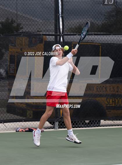 Thumbnail 2 in Tascosa vs Liberal Arts & Science Academy - Austin (UIL 5A Boys Singles State Quarterfinal) photogallery.