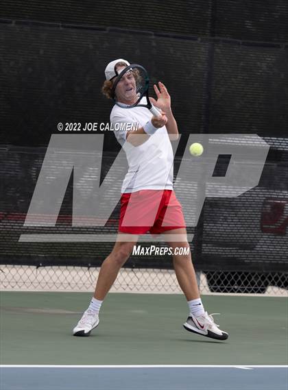 Thumbnail 1 in Tascosa vs Liberal Arts & Science Academy - Austin (UIL 5A Boys Singles State Quarterfinal) photogallery.