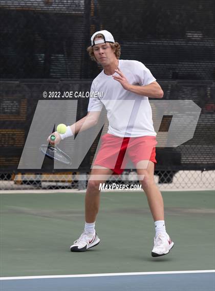 Thumbnail 1 in Tascosa vs Liberal Arts & Science Academy - Austin (UIL 5A Boys Singles State Quarterfinal) photogallery.