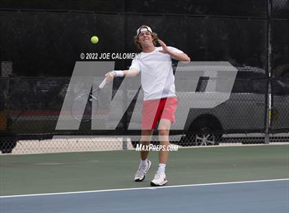 Thumbnail 1 in Tascosa vs Liberal Arts & Science Academy - Austin (UIL 5A Boys Singles State Quarterfinal) photogallery.
