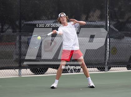 Thumbnail 3 in Tascosa vs Liberal Arts & Science Academy - Austin (UIL 5A Boys Singles State Quarterfinal) photogallery.