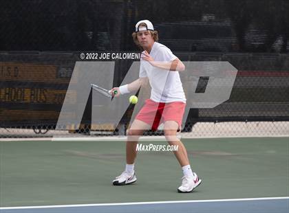 Thumbnail 3 in Tascosa vs Liberal Arts & Science Academy - Austin (UIL 5A Boys Singles State Quarterfinal) photogallery.
