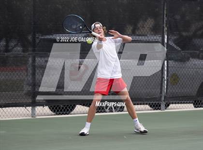 Thumbnail 1 in Tascosa vs Liberal Arts & Science Academy - Austin (UIL 5A Boys Singles State Quarterfinal) photogallery.