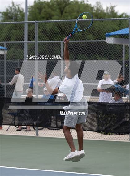 Thumbnail 2 in Tascosa vs Liberal Arts & Science Academy - Austin (UIL 5A Boys Singles State Quarterfinal) photogallery.