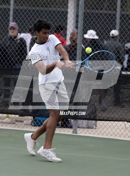 Thumbnail 1 in Tascosa vs Liberal Arts & Science Academy - Austin (UIL 5A Boys Singles State Quarterfinal) photogallery.