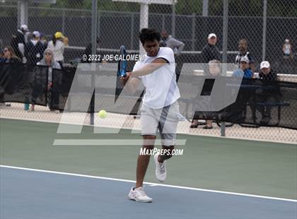 Thumbnail 3 in Tascosa vs Liberal Arts & Science Academy - Austin (UIL 5A Boys Singles State Quarterfinal) photogallery.
